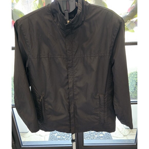 Marc New York Andrew Marc Men’s ZipUp Lightweight Windbreaker Jacket, Black - Picture 1 of 11